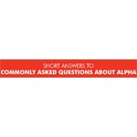 Commonly Asked Alpha Questions
